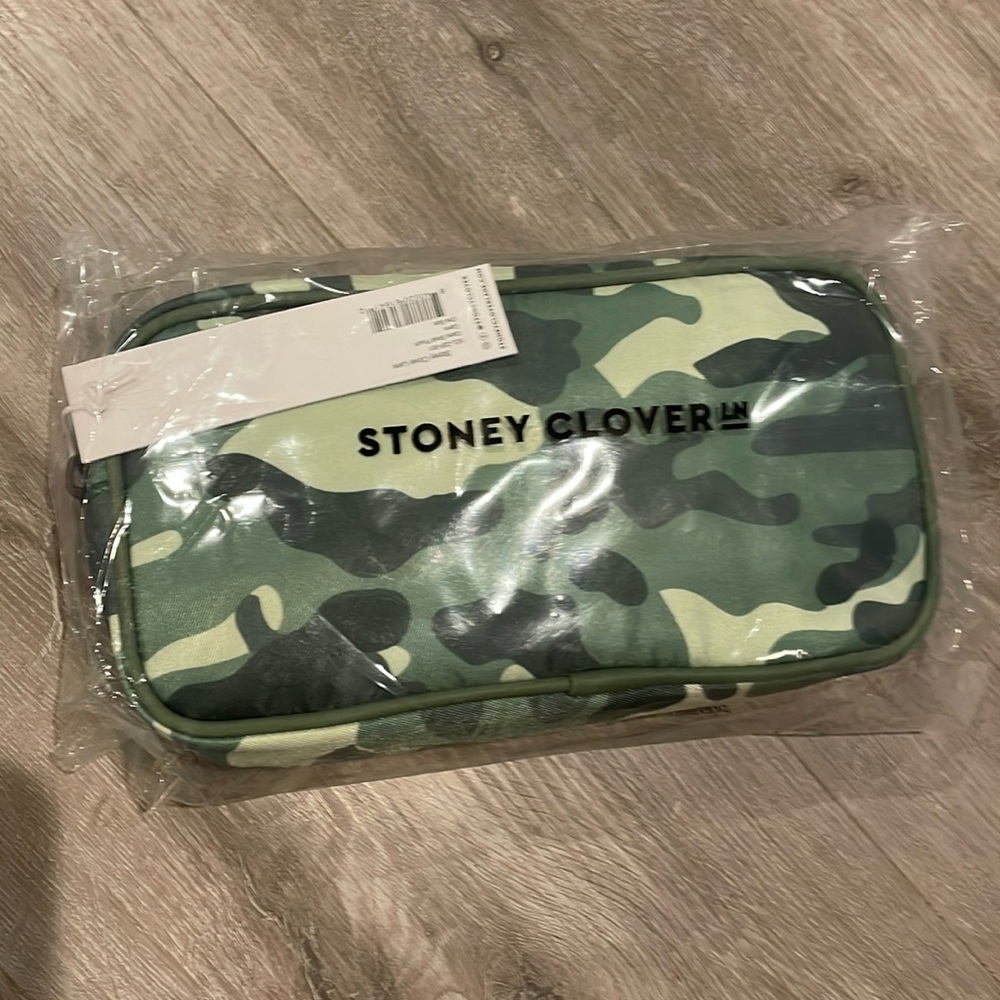 New with tags in bag Stoney clover lane camo pouch